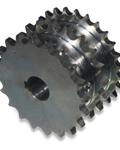 Chain wheel 2x1/2-20t+1x3/8- 27t b20 drive LB350/500 per tie